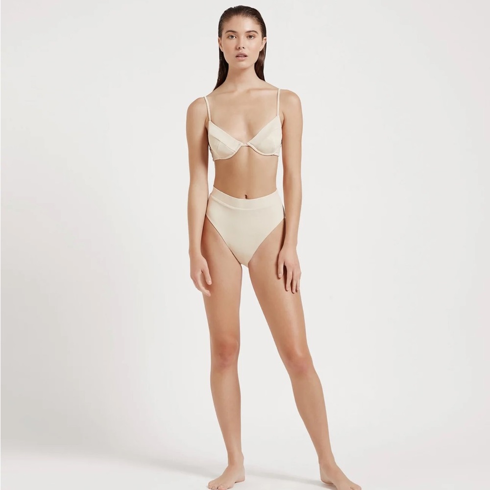 Myra Swim Two Piece Set NWT, Size S Jardin top paired w Hugo bottoms, Color Palm - Picture 13 of 13